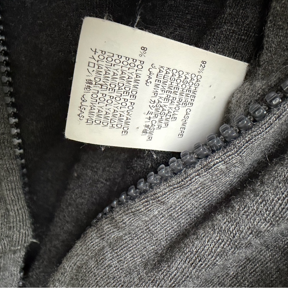 Brunello Cucinelli Men's Cashmere Blend Zip-Up Jacket, Size M-L - Picture 4 of 6
